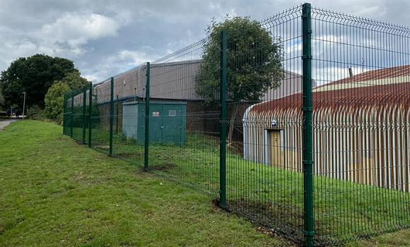 security welded mesh fencing on property in Essex