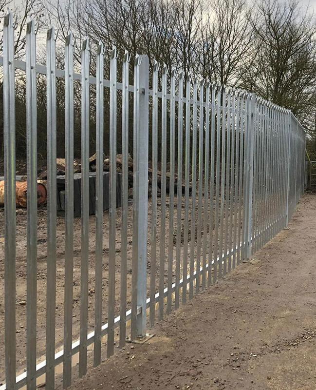 Commercial Palisade Fencing in essex