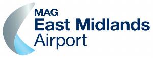 East Midlands Airport logo. Security fencing clients